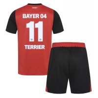 Bayer Leverkusen Martin Terrier #11 Hjemmebanesæt Børn 2024-25 Kortærmet (+ Korte bukser)